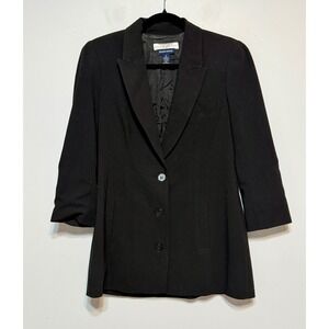 VTG Boston Proper x Andrea Behar Clean Girl Blazer Womens Size 8 Mob‎ Wife Glam